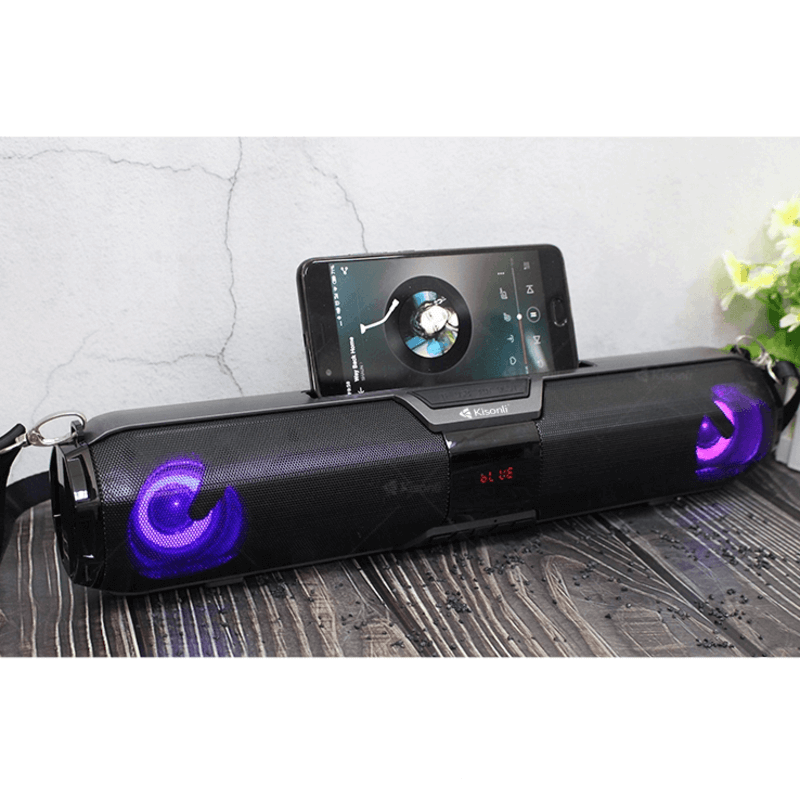 Kisonli Soundbar Bluetooth Speaker Sound Bar Type LED-900 TWS
